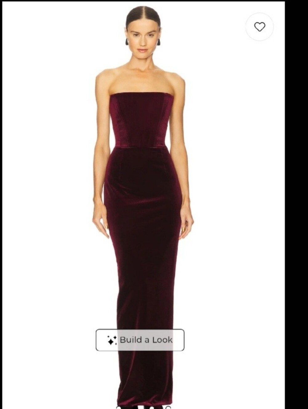 Bronx and Banco Florentina Corset Gown Red Velvet Burgundy Dark Romance Vampcore